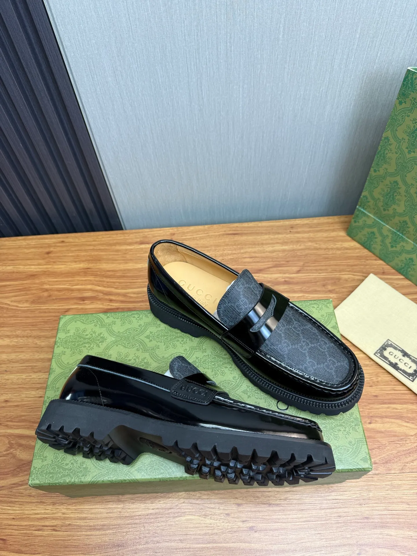 Factory price 580💰 GUCCI. Gucci men's business casual leather shoes, luxurious and noble👞All imported original brand leather materials, just to create a more comfortable wearing experience, upper: original cowhide. Frosted cowhide➕Imported full cowhide, original outsole✔️16-45 (45 non-refundable)